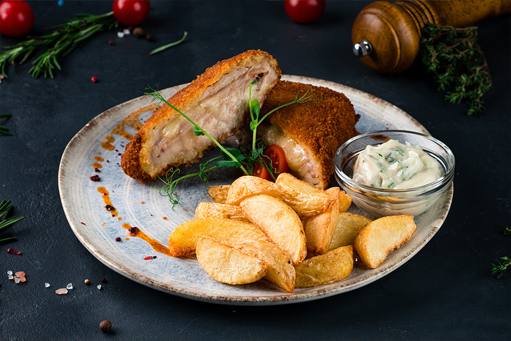 Gute cordon bleu gibts bei lions grill herisau